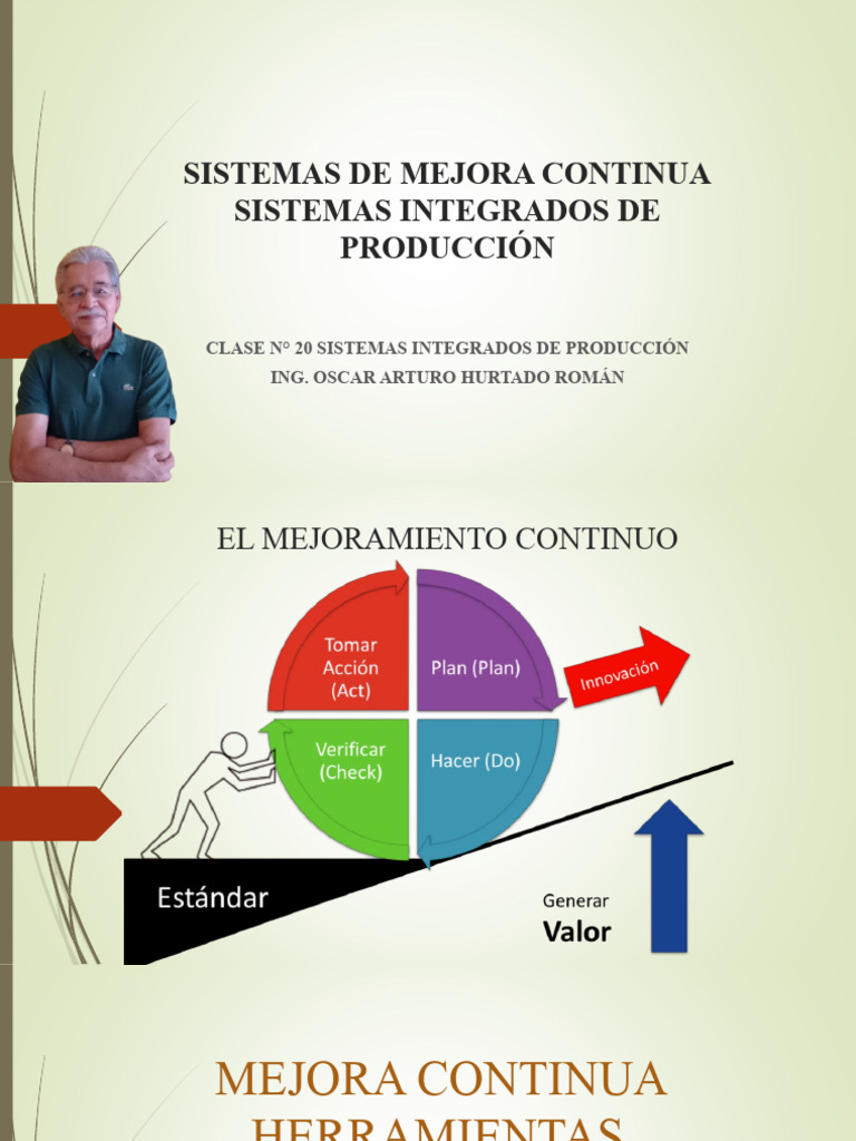 Mejora Continua en Sistemas de Producción | PDF | Calidad (comercial ...