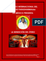 La Bendición Del Utero Con Amor y Por Amor Luz Dorada