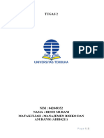 Hesti Murani - Manajemen Risiko Dan Asuransi (Adbi4211) - Tugas 2