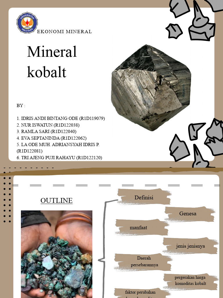 Manfaat dan Persebaran Mineral Kobalt | PDF