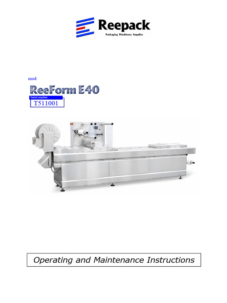 Operating and Maintenance Instructions: Serial Number | PDF | Ac Power ...