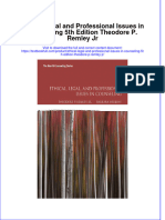 [Download pdf] Ethical Legal And Professional Issues In Counseling 5Th Edition Theodore P Remley Jr online ebook all chapter pdf 