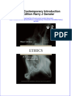 [Download pdf] Ethics A Contemporary Introduction 3Rd Edition Harry J Gensler online ebook all chapter pdf 