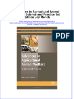 (Download PDF) Advances in Agricultural Animal Welfare Science and Practice 1St Edition Joy Mench Online Ebook All Chapter PDF