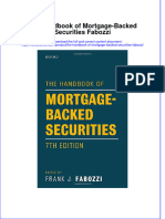 (Download PDF) The Handbook of Mortgage Backed Securities Fabozzi Online Ebook All Chapter PDF