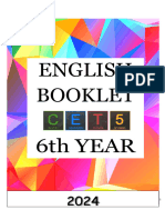 ENGLISH BOOKLET 6th YEAR - 2024 Corregido