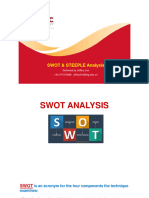 Swot & Steeple Analysis