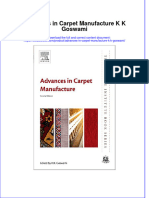 [Download pdf] Advances In Carpet Manufacture K K Goswami online ebook all chapter pdf 
