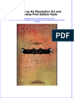 (Download PDF) Common As Air Revolution Art and Ownership First Edition Hyde Online Ebook All Chapter PDF