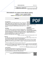 Determinants of Coronary Heart Disease Among Adults: A Case-Control Study