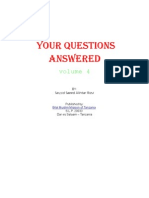 Sayyid Saeed Akhtar Rizvi - Your Questions Answered - Volume IV