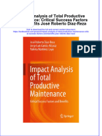 [Download pdf] Impact Analysis Of Total Productive Maintenance Critical Success Factors And Benefits Jose Roberto Diaz Reza online ebook all chapter pdf 