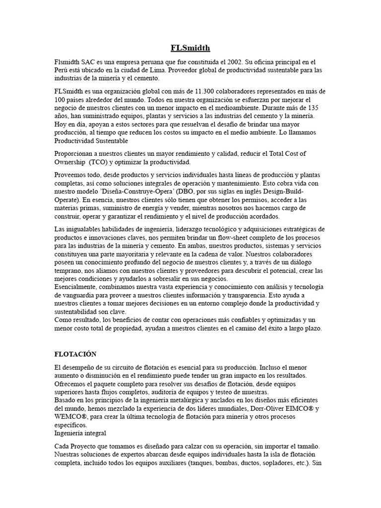 Flsmidth pdf miner a metalurgia