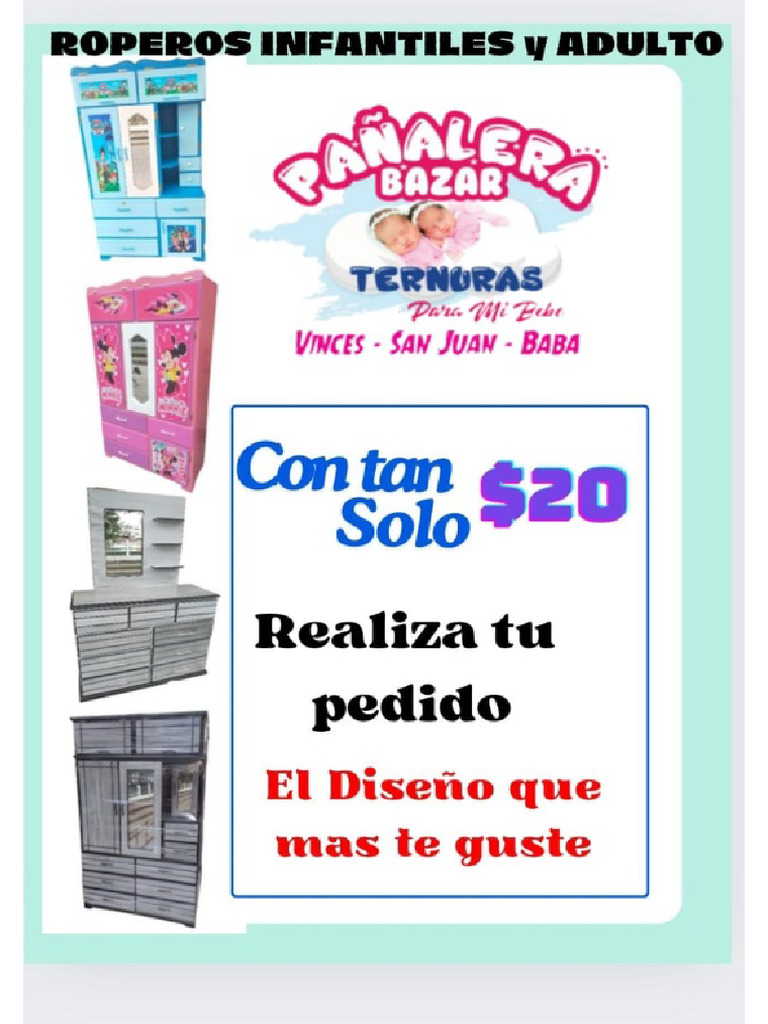 Roperos Madera Infantiles y Adulto | PDF