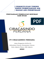Dokumen Final Standar Teknis PT Ciracasindo Perdana