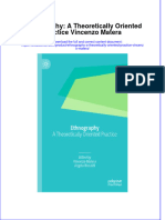 [Download pdf] Ethnography A Theoretically Oriented Practice Vincenzo Matera online ebook all chapter pdf 