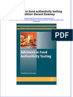 [Download pdf] Advances In Food Authenticity Testing 1St Edition Gerard Downey online ebook all chapter pdf 