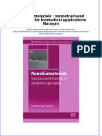 [Download pdf] Nanobiomaterials Nanostructured Materials For Biomedical Applications Narayan online ebook all chapter pdf 