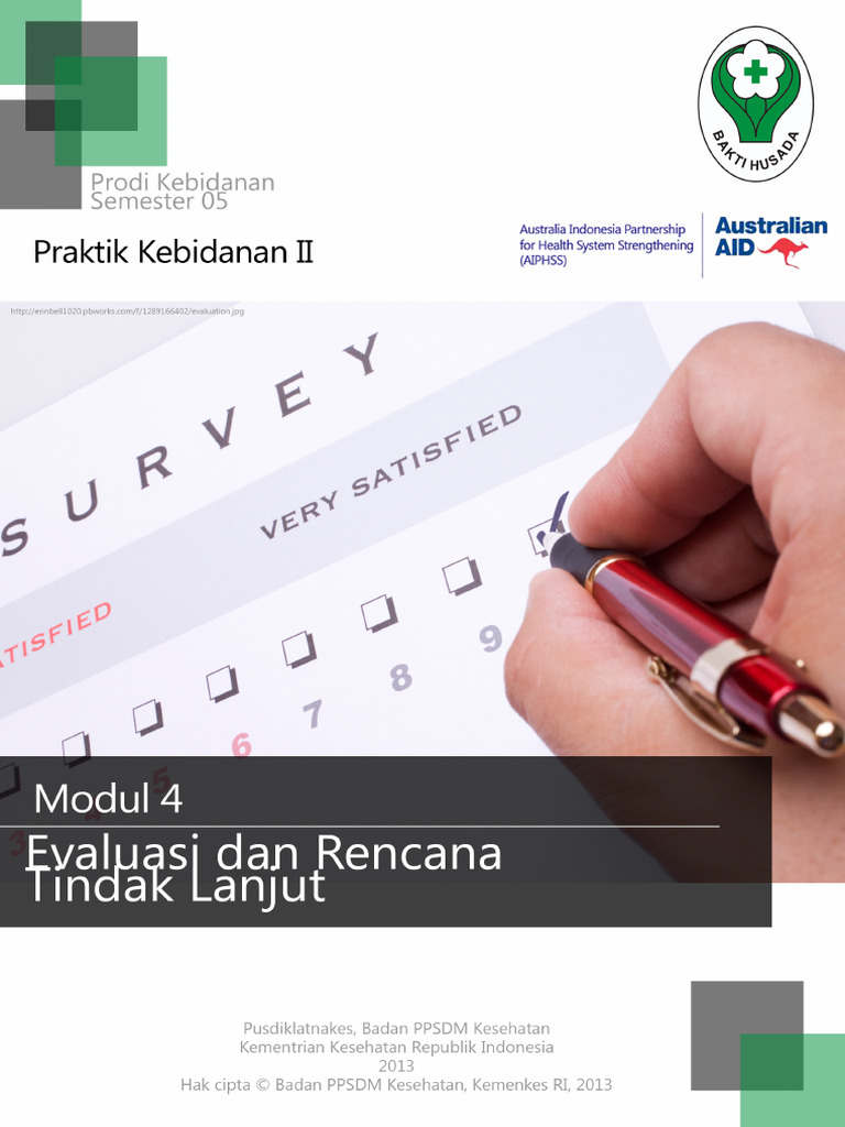 Modul 4 - Evaluasi Dan Rencana Tindak Lanjut | PDF | Karier & Perkembangan