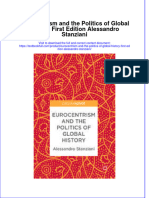 (Download PDF) Eurocentrism and The Politics of Global History First Edition Alessandro Stanziani Online Ebook All Chapter PDF