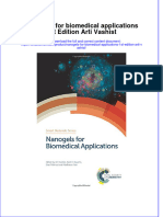 [Download pdf] Nanogels For Biomedical Applications 1St Edition Arti Vashist online ebook all chapter pdf 