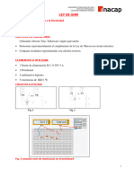 Guía Ley de Ohm Introducción A La Electricidad Inacap