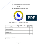 PERFIL DE UNA SECRETARIA Exposición