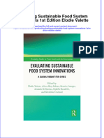 (Download PDF) Evaluating Sustainable Food System Innovations 1St Edition Elodie Valette Online Ebook All Chapter PDF