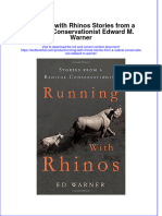 [Download pdf] Running With Rhinos Stories From A Radical Conservationist Edward M Warner online ebook all chapter pdf 