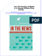 [Download pdf] In The News The Practice Of Media Relations In Canada William Wray Carney online ebook all chapter pdf 