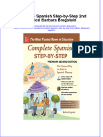 [Download pdf] Complete Spanish Step By Step 2Nd Edition Barbara Bregstein online ebook all chapter pdf 