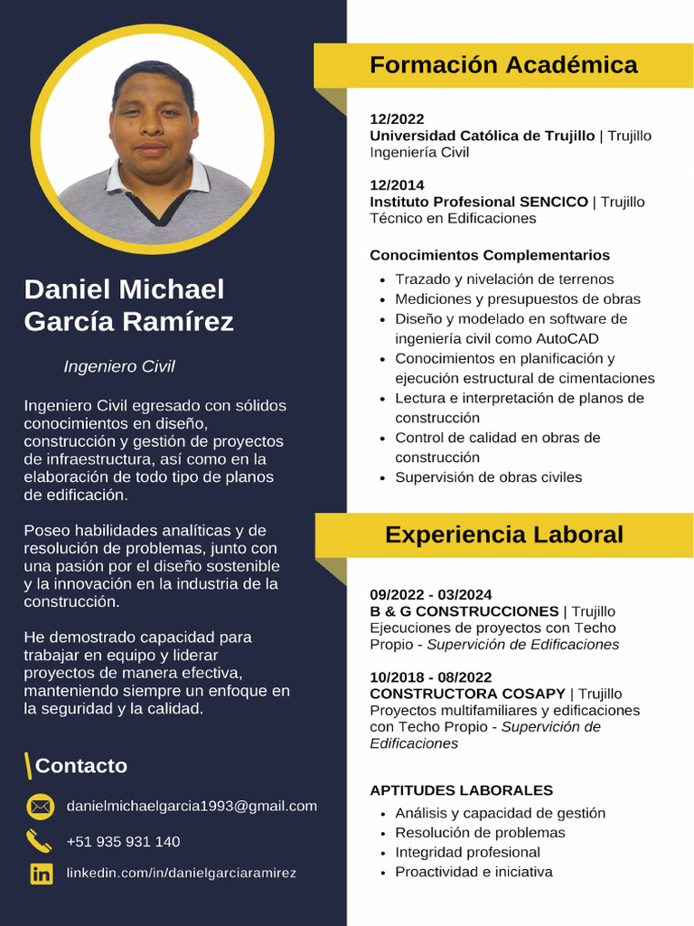 CV Daniel Garcia Ramirez (1) | PDF