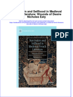 [Download pdf] Narcissism And Selfhood In Medieval French Literature Wounds Of Desire Nicholas Ealy online ebook all chapter pdf 