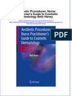 (Download PDF) Aesthetic Procedures Nurse Practitioners Guide To Cosmetic Dermatology Beth Haney Online Ebook All Chapter PDF