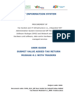 IVAS - DLV - BP User Guide For Submit Value Added Tax Return Mushak-9.1 - With Traders