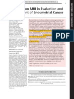 Update On MRI in Evaluation and Treatment of Endometrial Cancer
