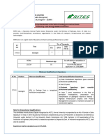 RITES Limited Geologist Recruitment 2024 Notification PDF