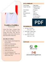 CV Nadia Zahra