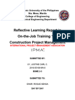 UY - Reflective Learning Report