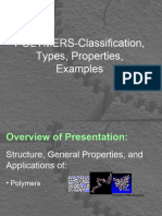 UNIT-5 POLYMERS-Classification, Types, Applications, Examples