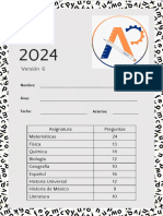 Examen Simulacro UNAM 2024 - Versión 6