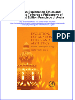 (Download PDF) Evolution Explanation Ethics and Aesthetics Towards A Philosophy of Biology 1St Edition Francisco J Ayala Online Ebook All Chapter PDF