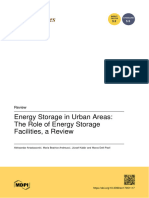 Energy Storage in Urban Areas-The Role of Energy Storage Facilities, A Review