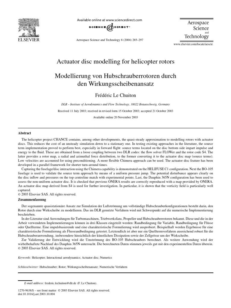 Helicopter Rotor Disc Modeling | PDF | Computational Fluid Dynamics ...