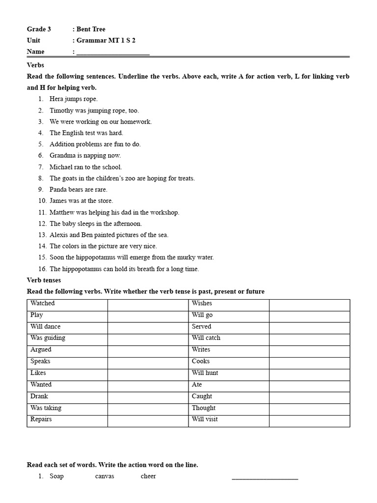 G Verbs Part Pdf Linguistics Grammar