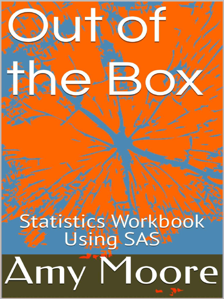 Out of the box statistics workbook using sas pdf sas software