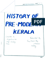 History of Pre Modern Kerala