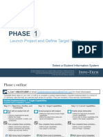 03 Select A Student Information System Phase 1 Launch Project and Define Targe