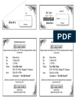 Undangan Slametan Model 2