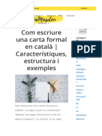 ▷ Com escriure una carta formal en català | Característiques i exemples